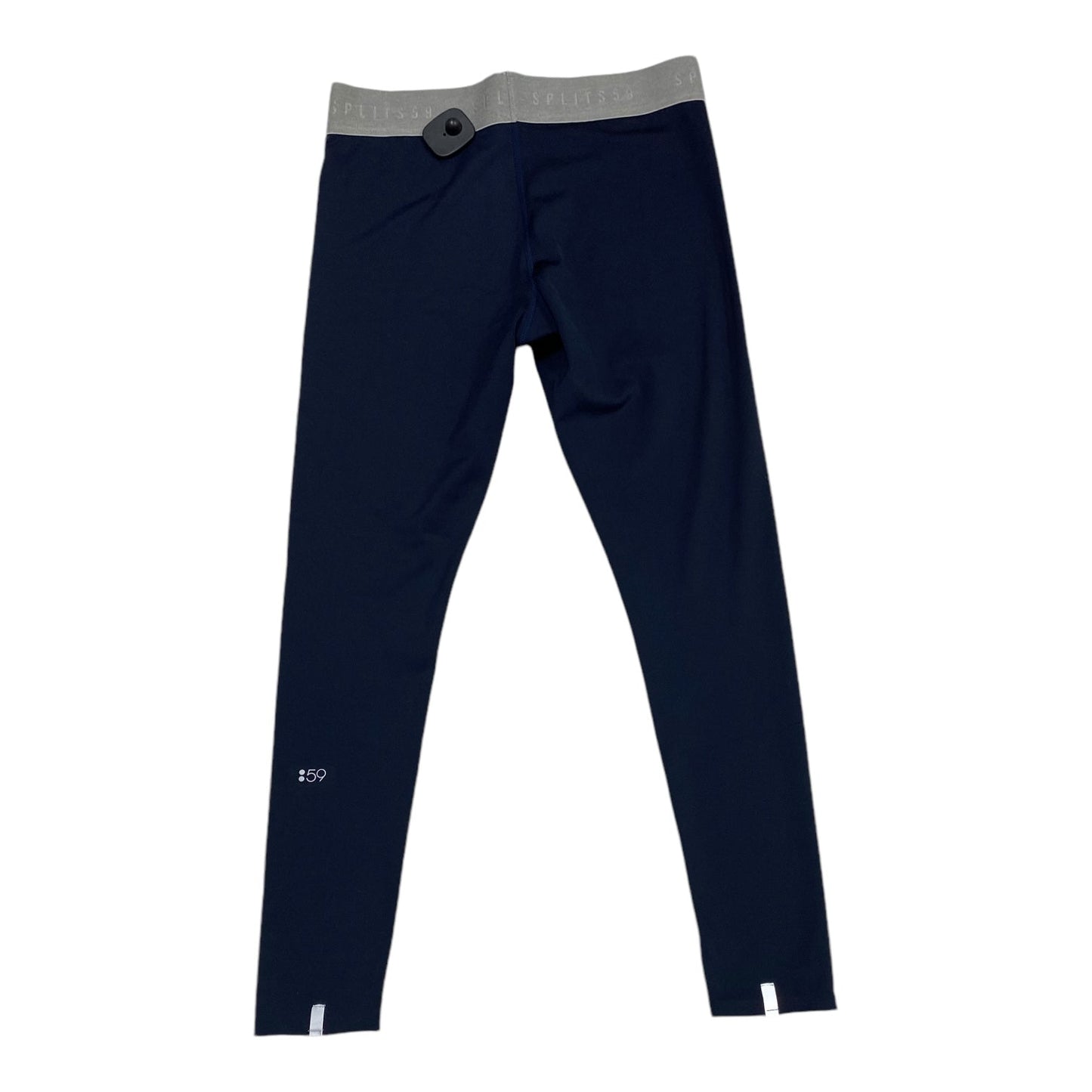 Athletic Leggings By Splits59 In Blue & Grey, Size: L