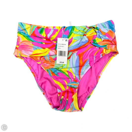 Swimsuit Bottom By Bleu In Multi-colored, Size: 6