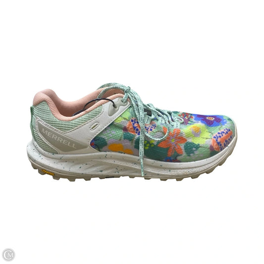 Shoes Athletic By Merrell In Floral Print, Size: 9