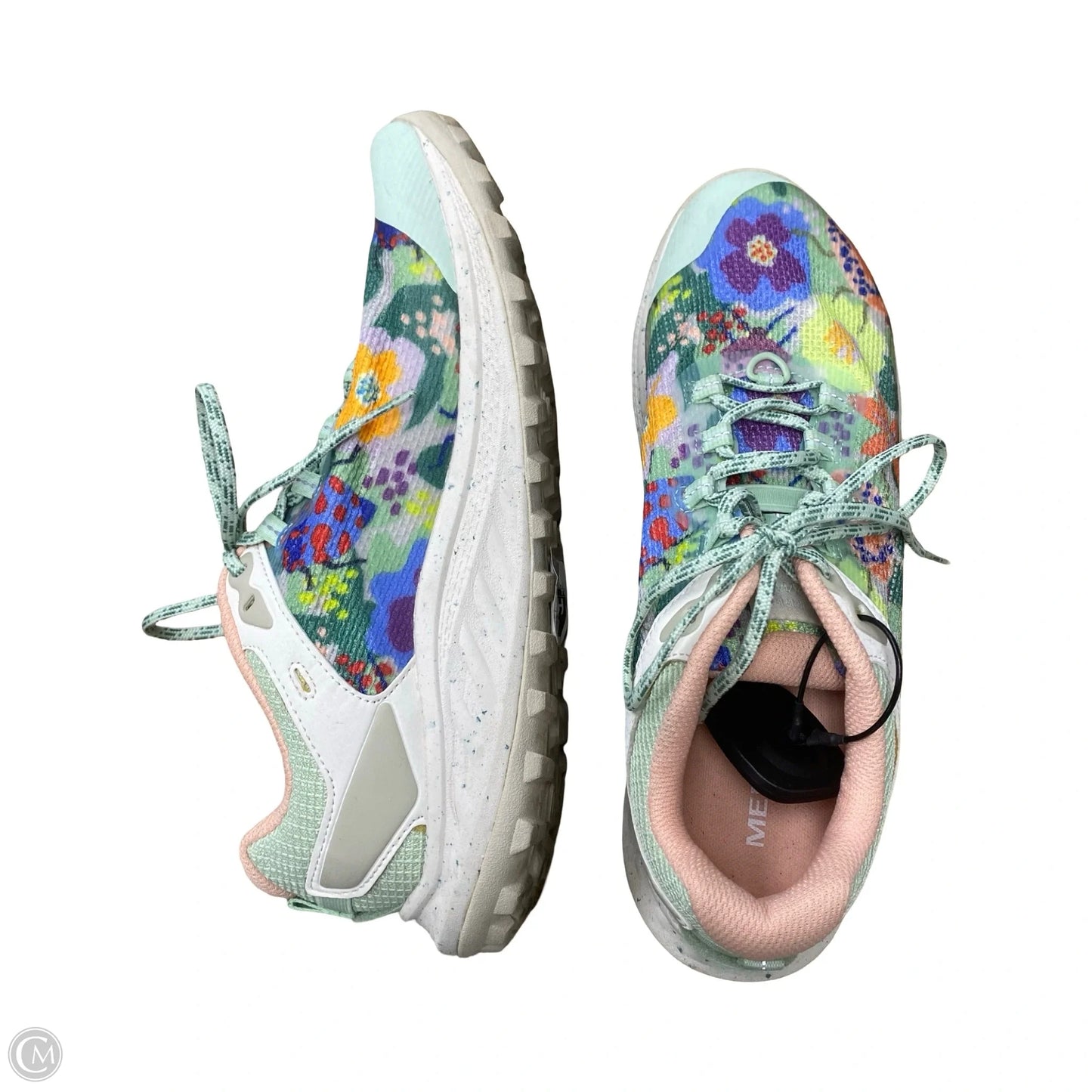 Shoes Athletic By Merrell In Floral Print, Size: 9