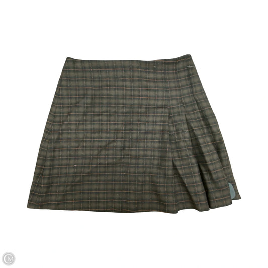 Skirt Designer By Alice + Olivia In Plaid Pattern, Size: 2