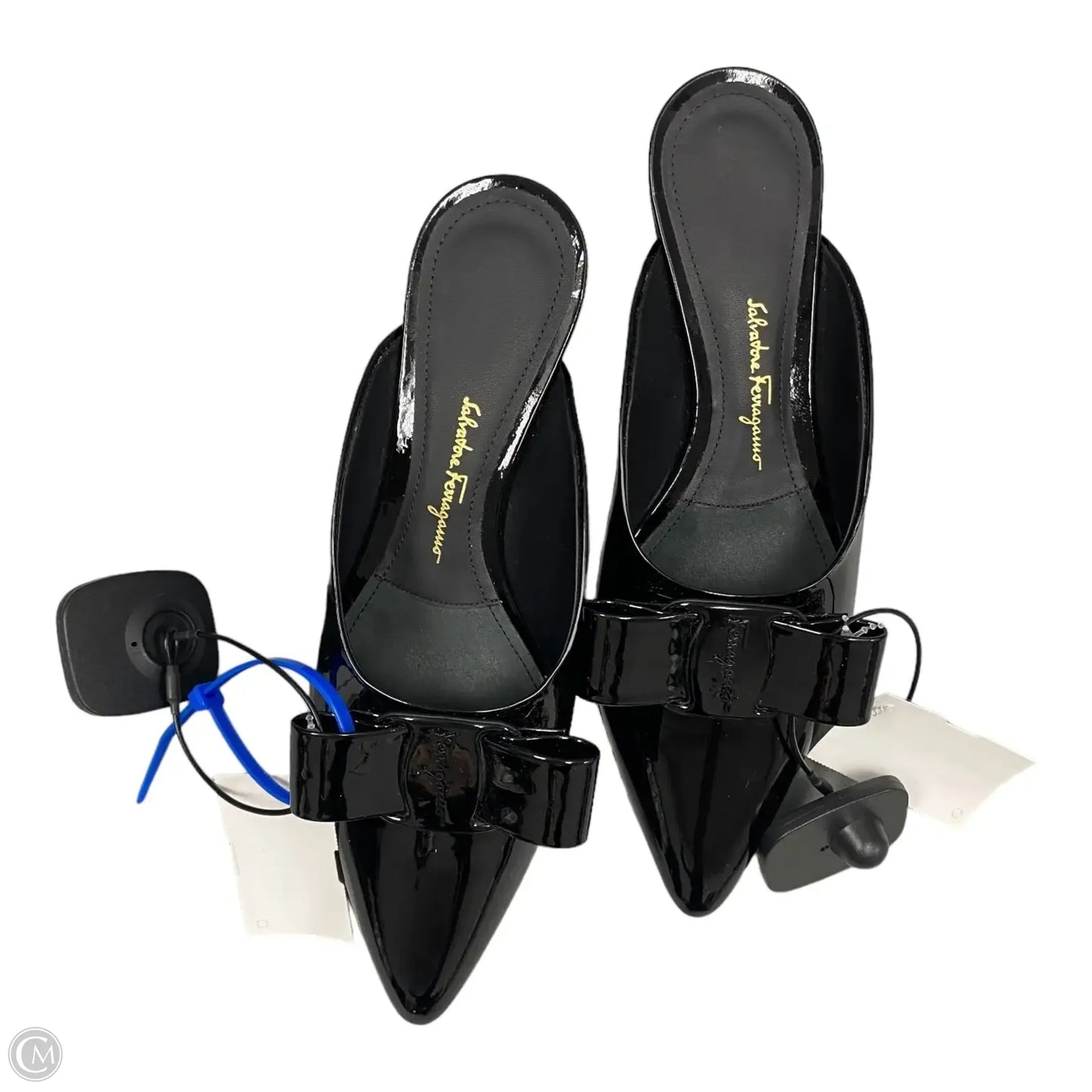 Shoes Luxury Designer By Ferragamo In Black, Size: 6