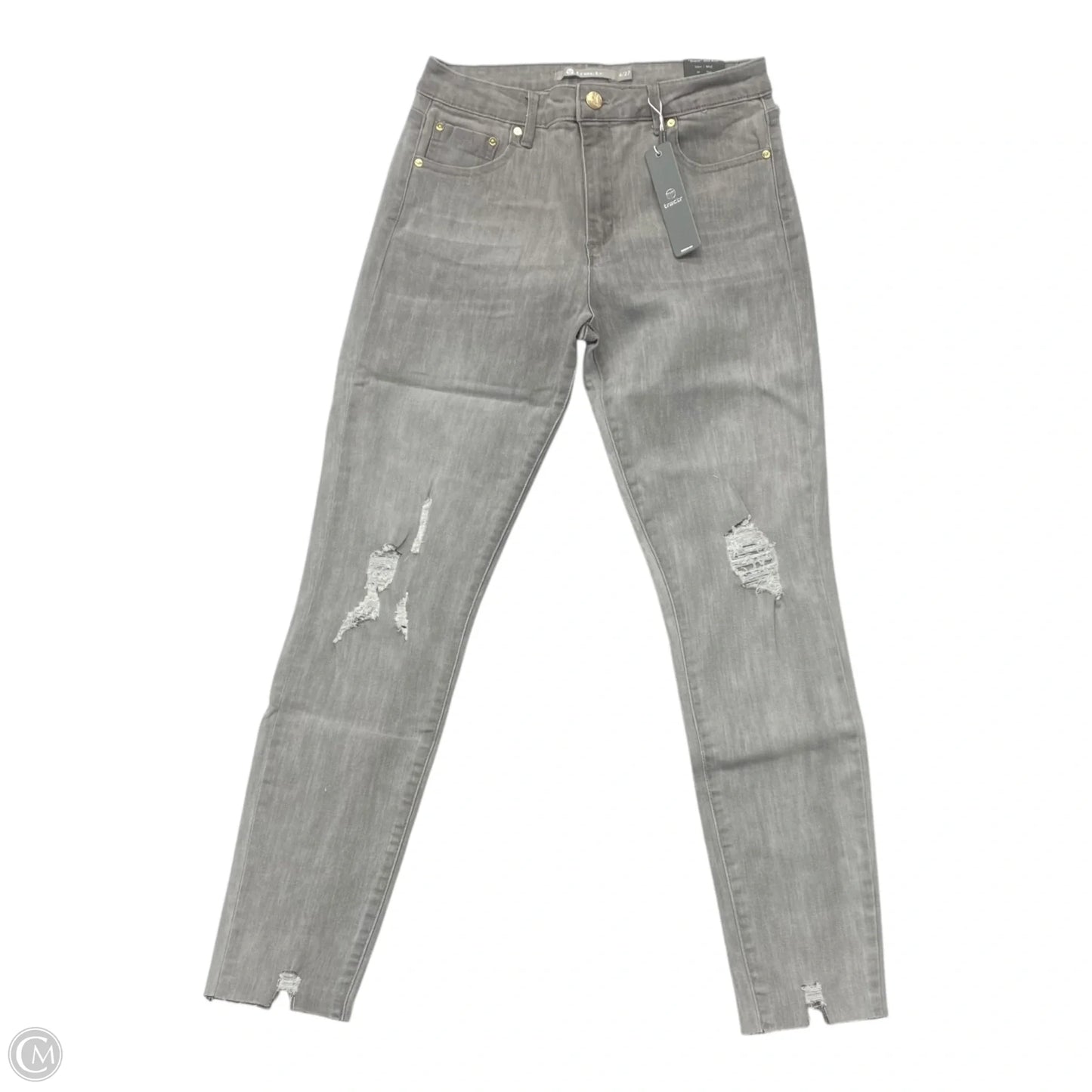 Jeans Boot Cut By Cmb In Grey Denim, Size: 4