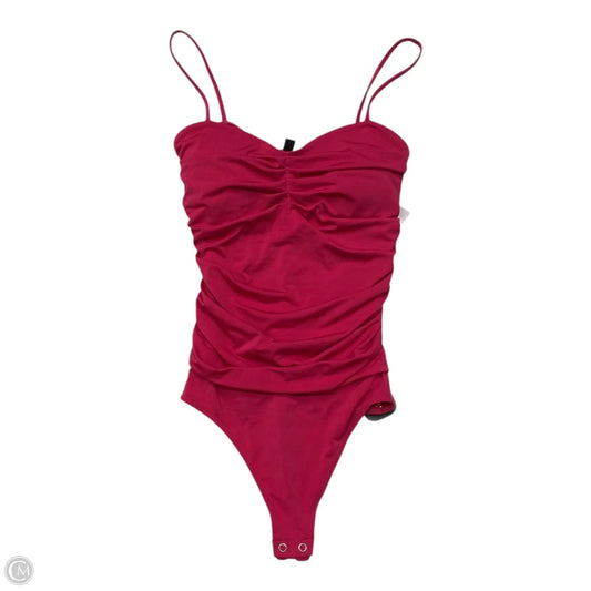 Bodysuit By Express In Pink, Size: Xs
