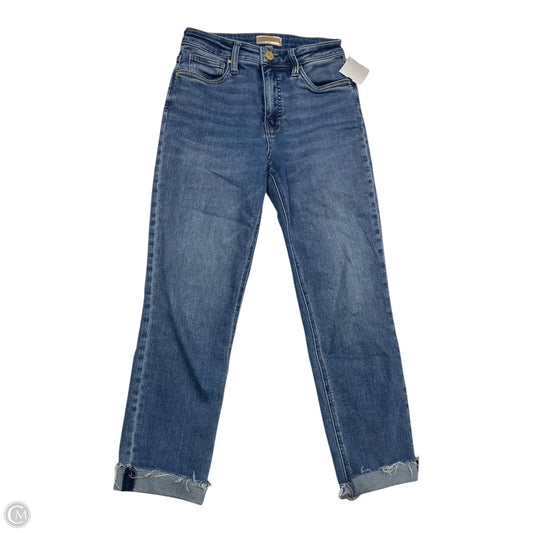 Jeans Straight By Kut In Blue Denim, Size: 0
