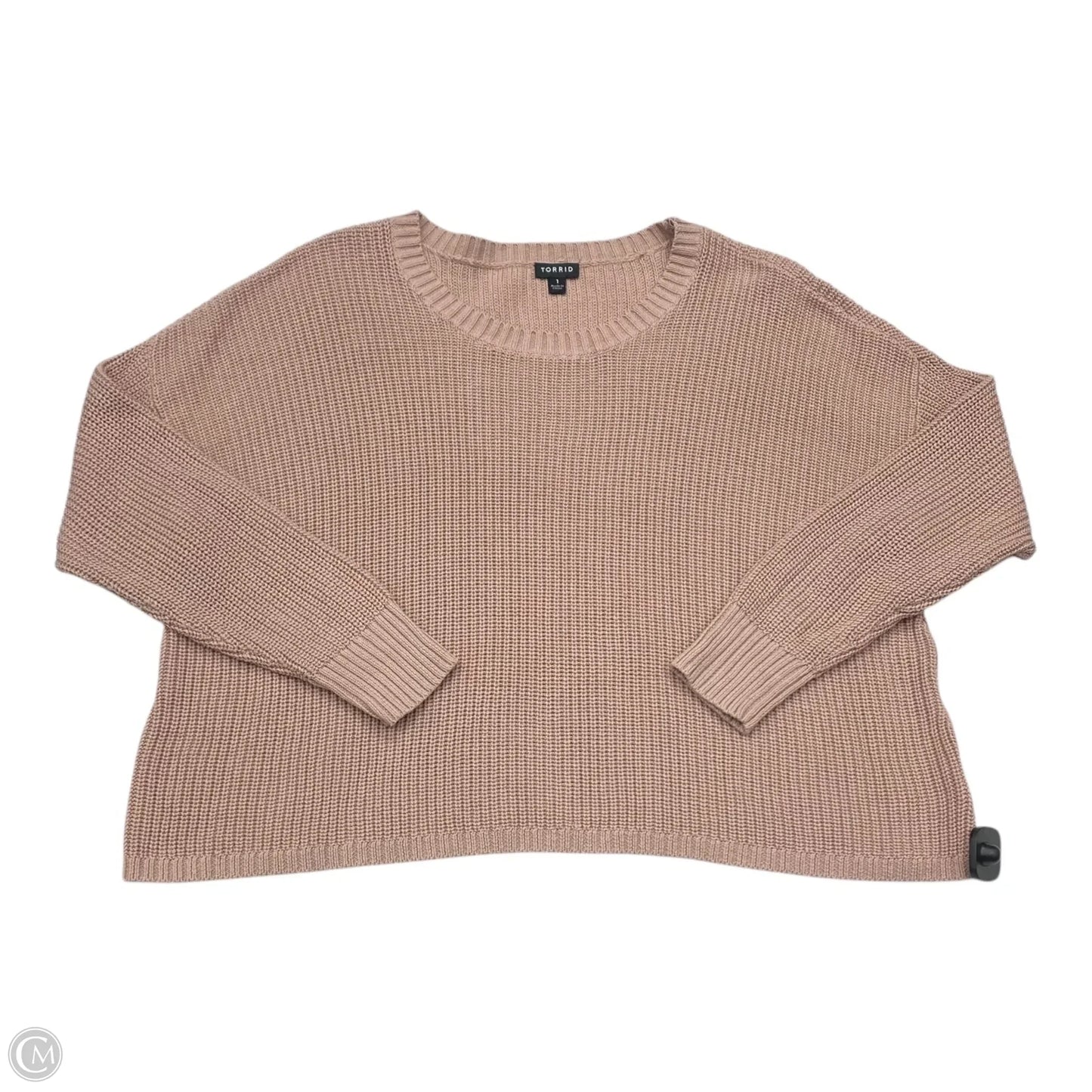 Sweater By Torrid In Pink, Size: 1x