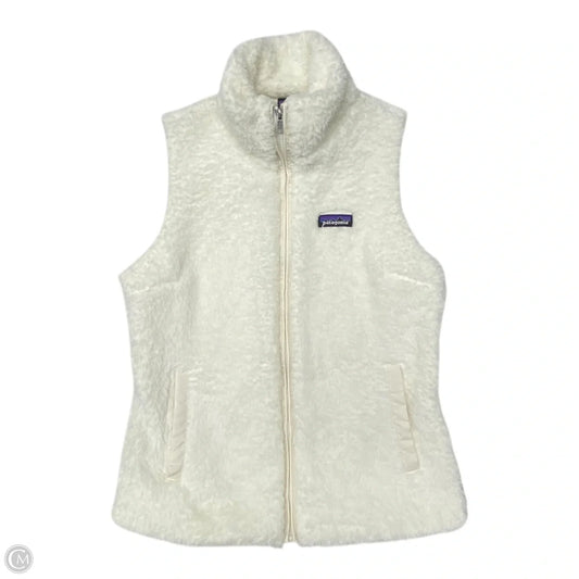 Vest Faux Fur & Sherpa By Patagonia In White, Size: M
