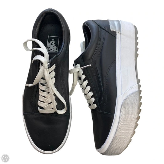 Shoes Sneakers By Vans In Black, Size: 10