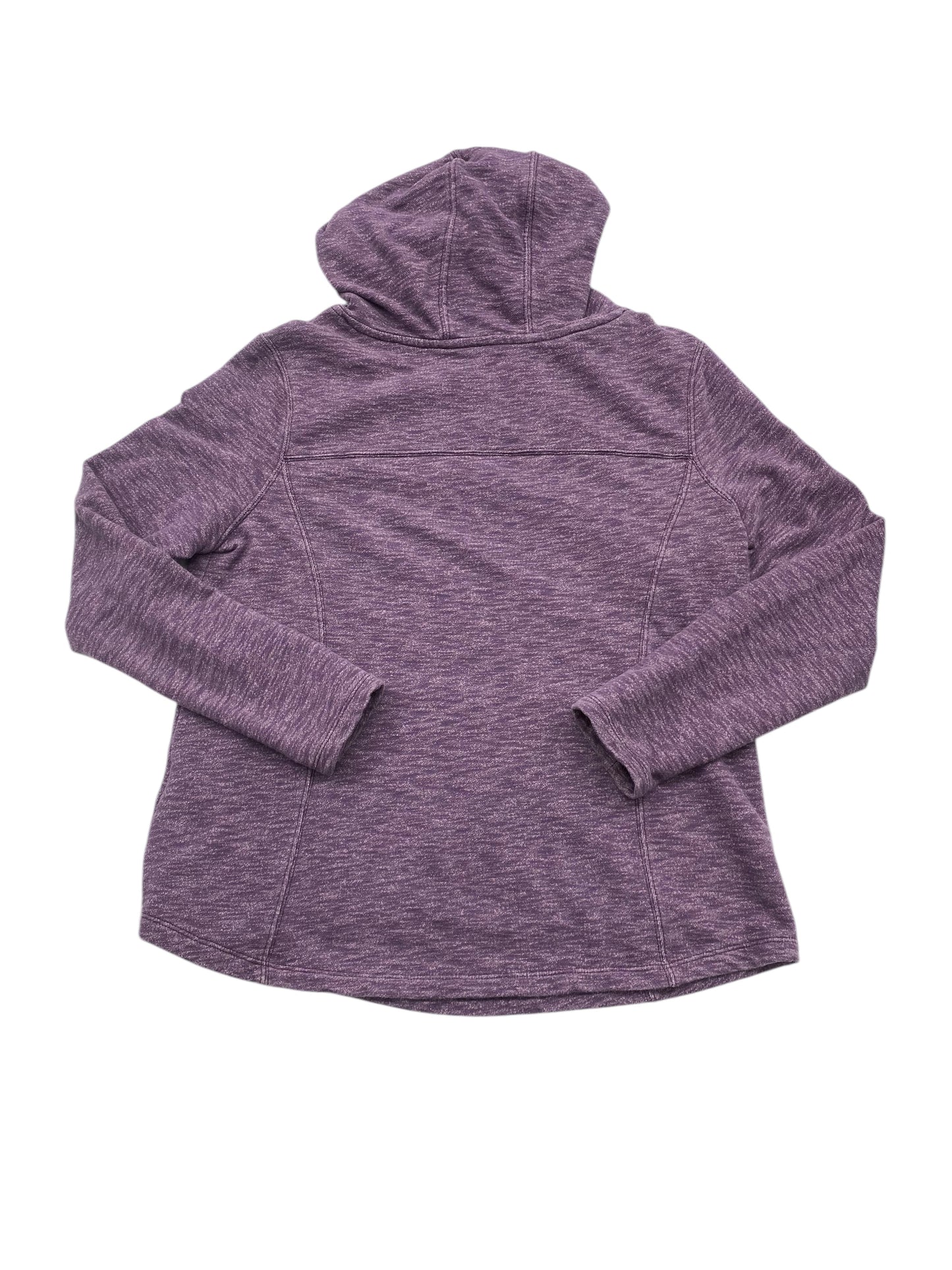 Athletic Sweatshirt Hoodie By Carhartt In Purple, Size: L