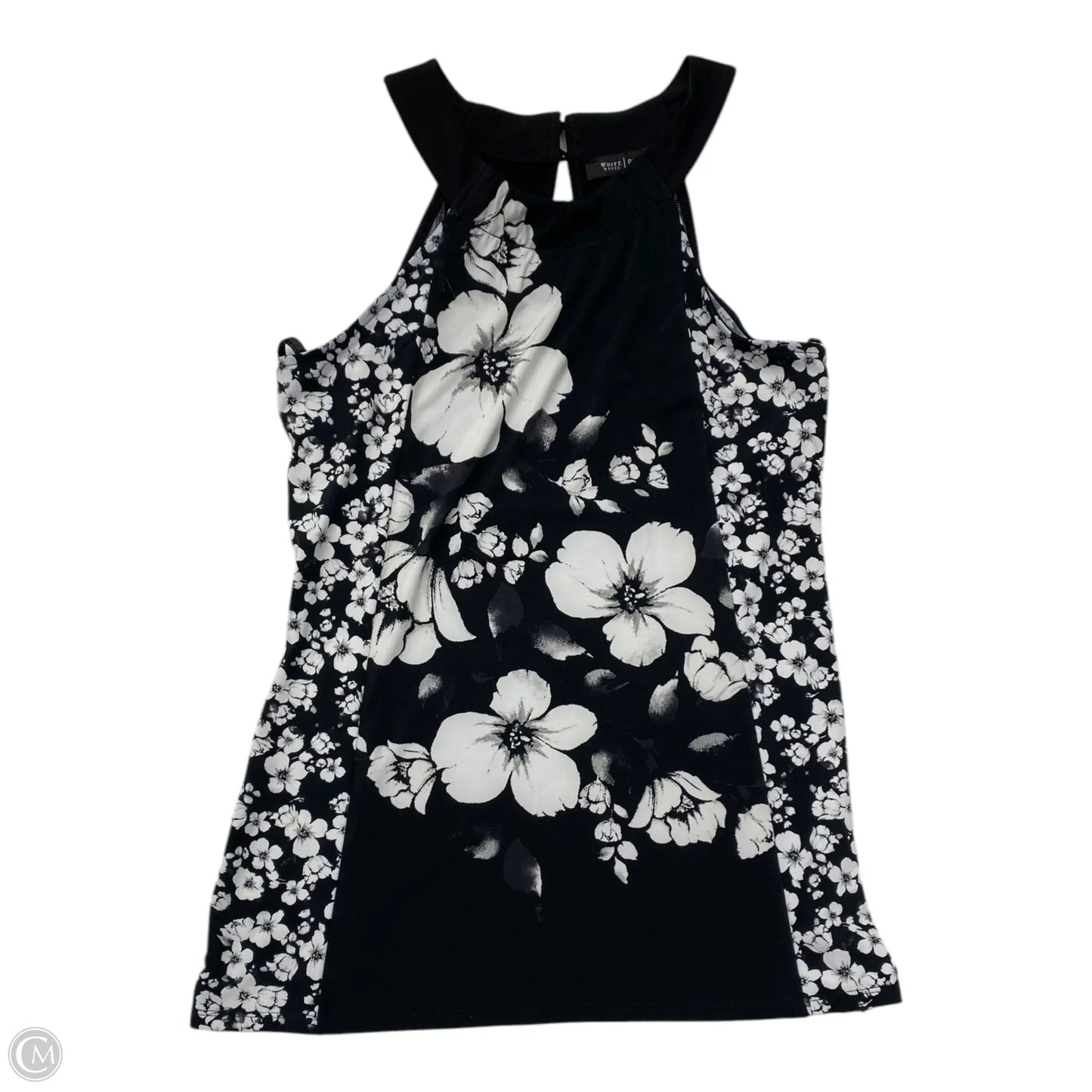 Top Sleeveless By White House Black Market In Black & White, Size: S