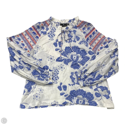 Top Long Sleeve By Cmc In Multi-colored, Size: S
