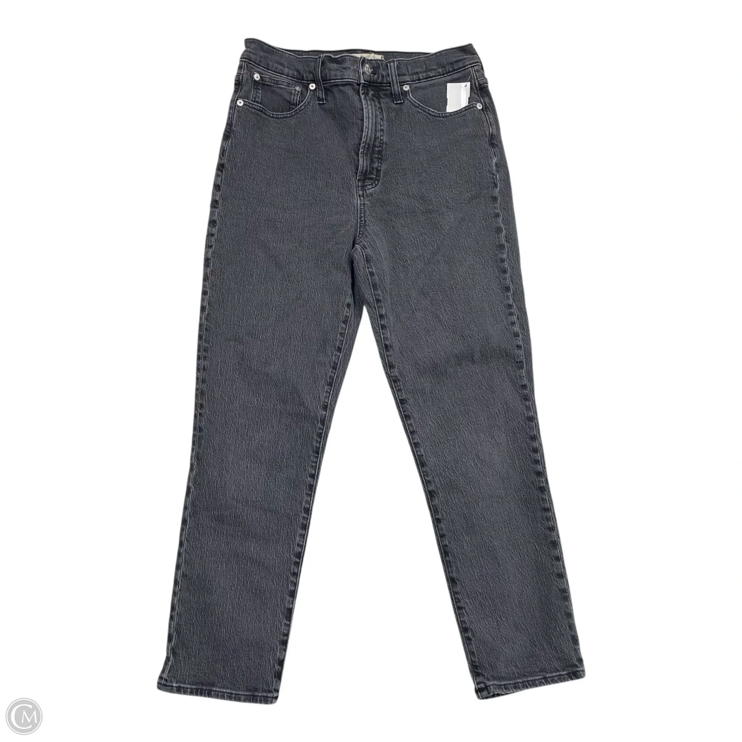 Jeans Straight By Madewell In Grey Denim, Size: 8