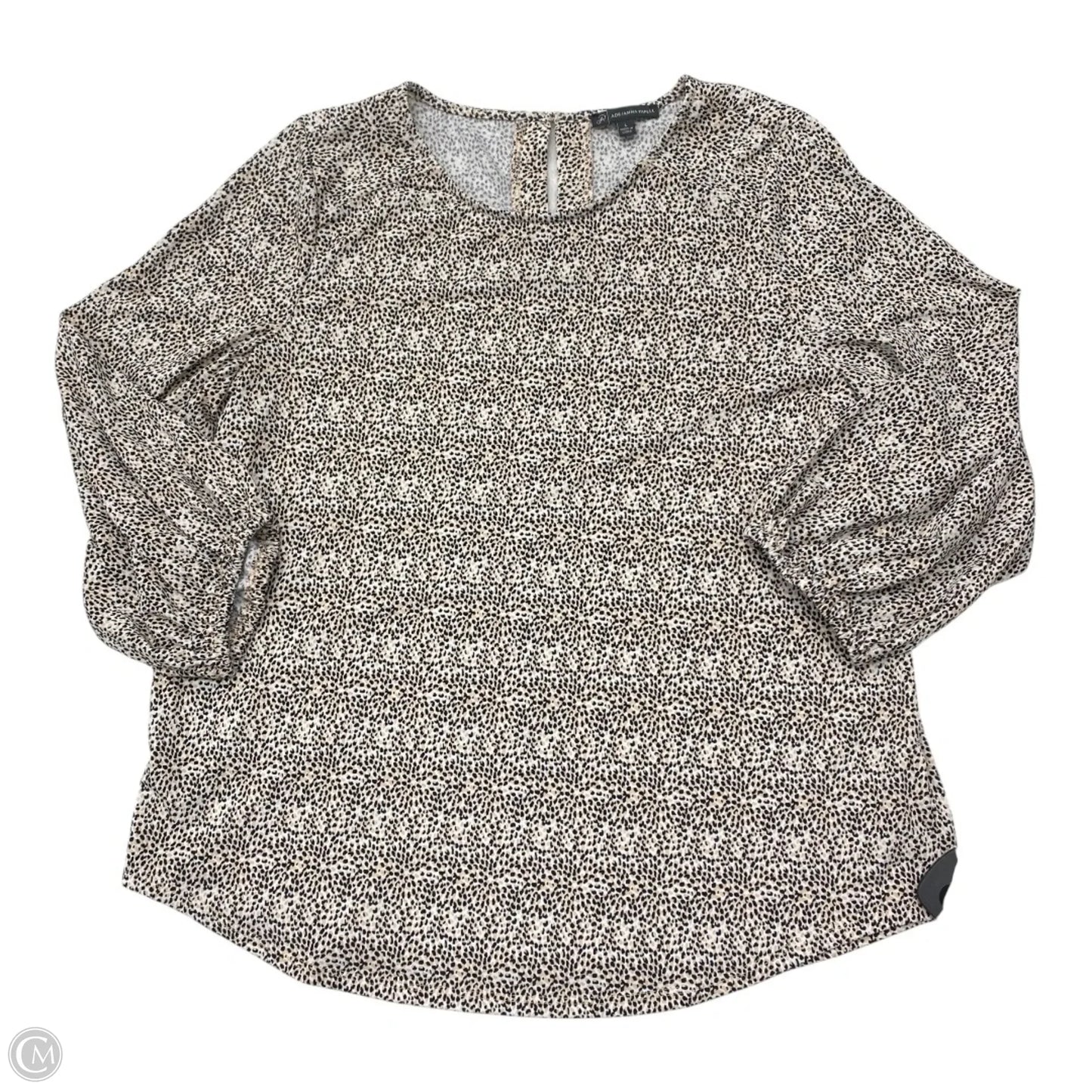 Top Long Sleeve By Adrianna Papell In Multi-colored, Size: L