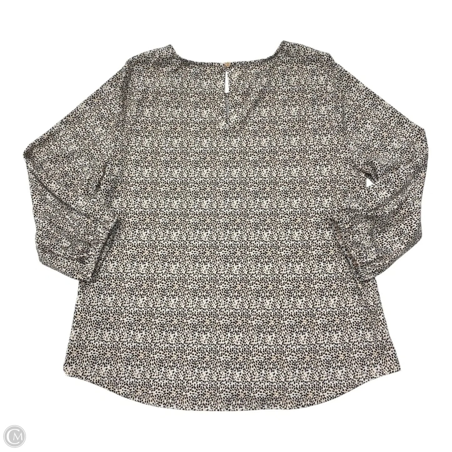 Top Long Sleeve By Adrianna Papell In Multi-colored, Size: L