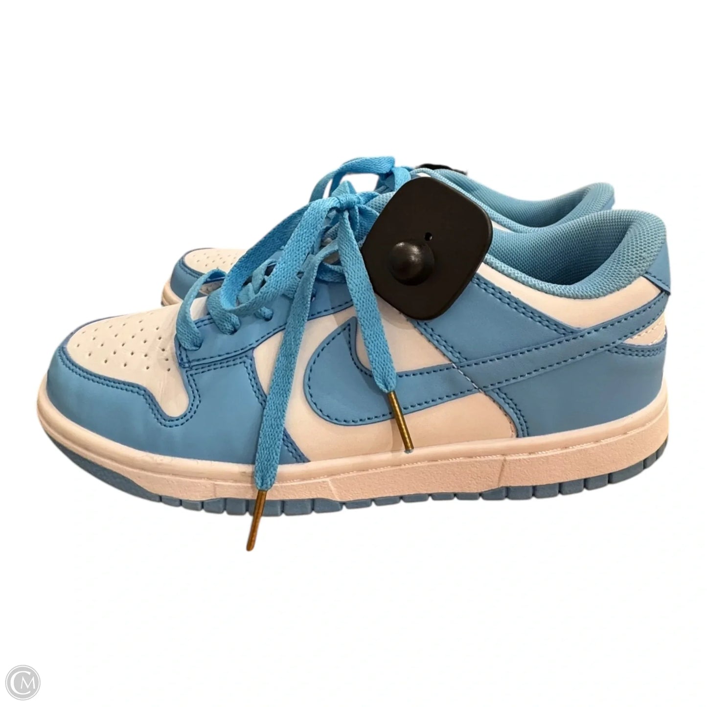 Shoes Sneakers By Nike In Blue & White, Size: 9