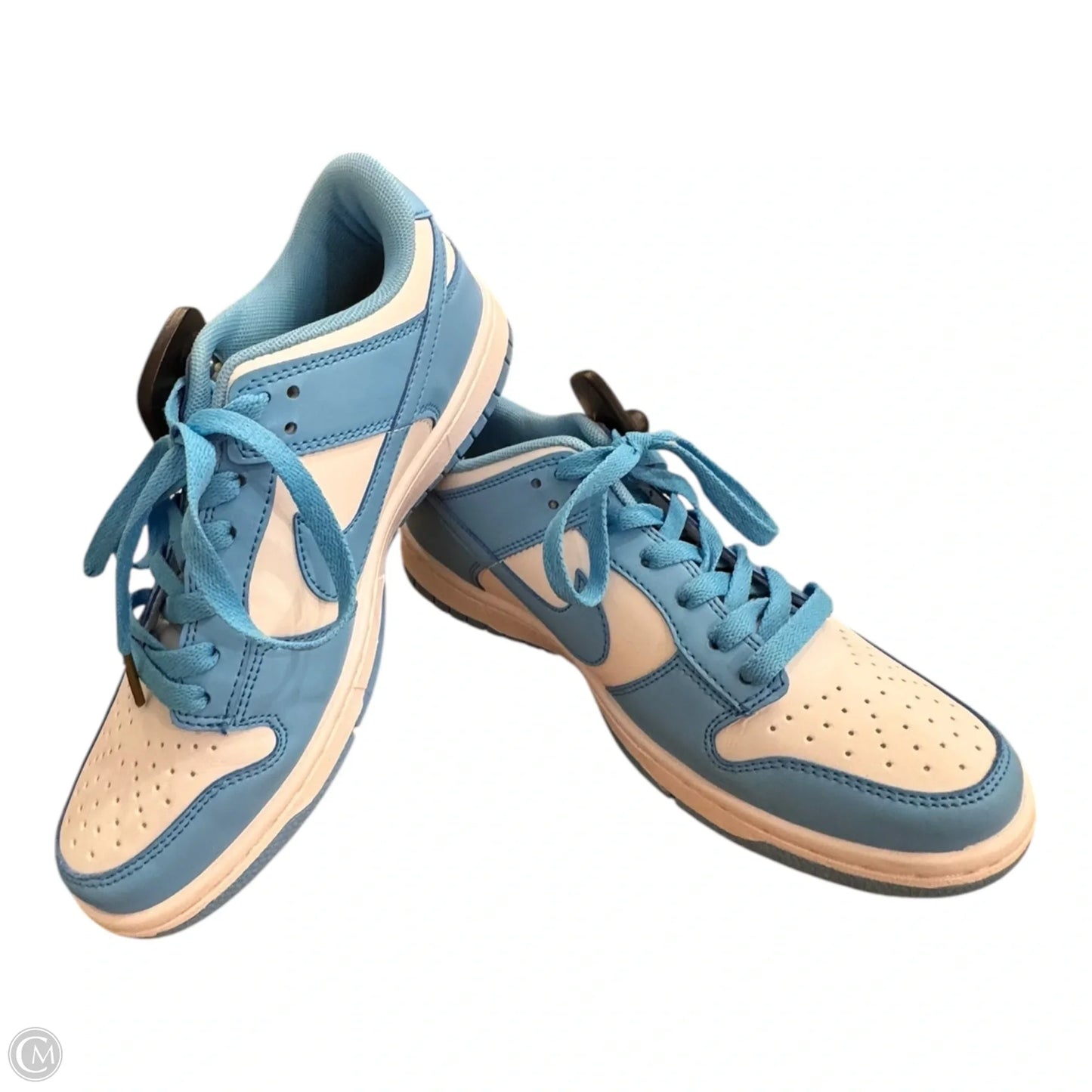 Shoes Sneakers By Nike In Blue & White, Size: 9