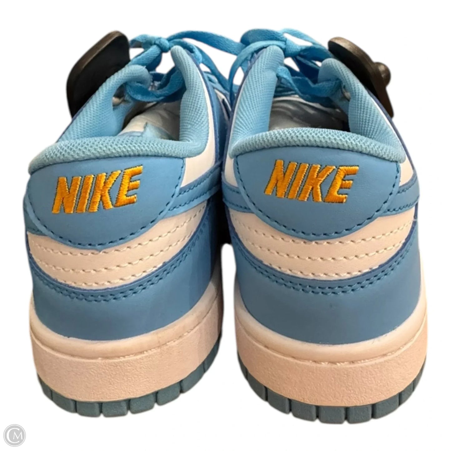 Shoes Sneakers By Nike In Blue & White, Size: 9