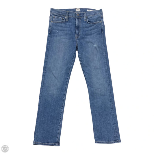 Jeans Straight By Edwin In Blue Denim, Size: 6