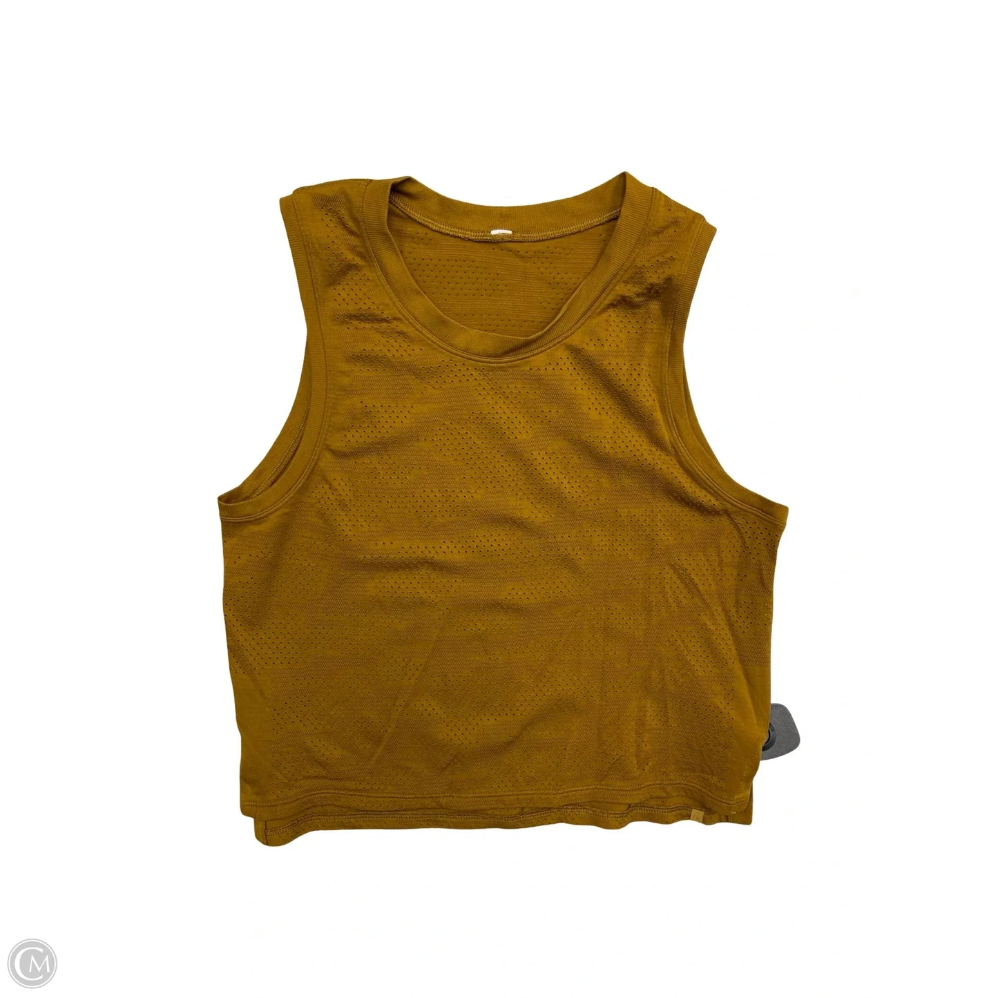 Athletic Tank Top By Lululemon In Yellow, Size: M