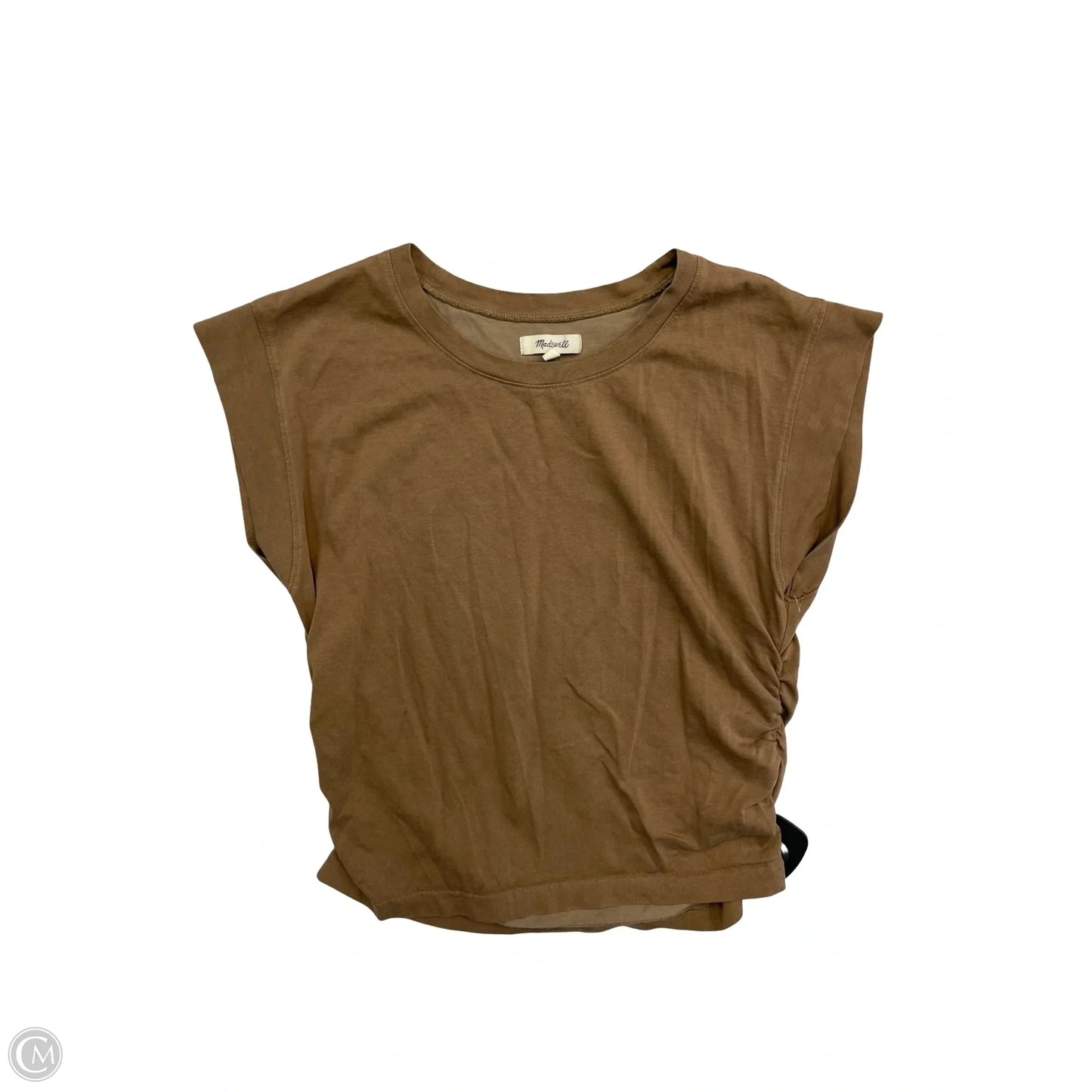 Top Sleeveless By Madewell In Brown, Size: M