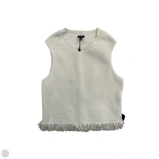 Top Sleeveless By Express In Cream, Size: S