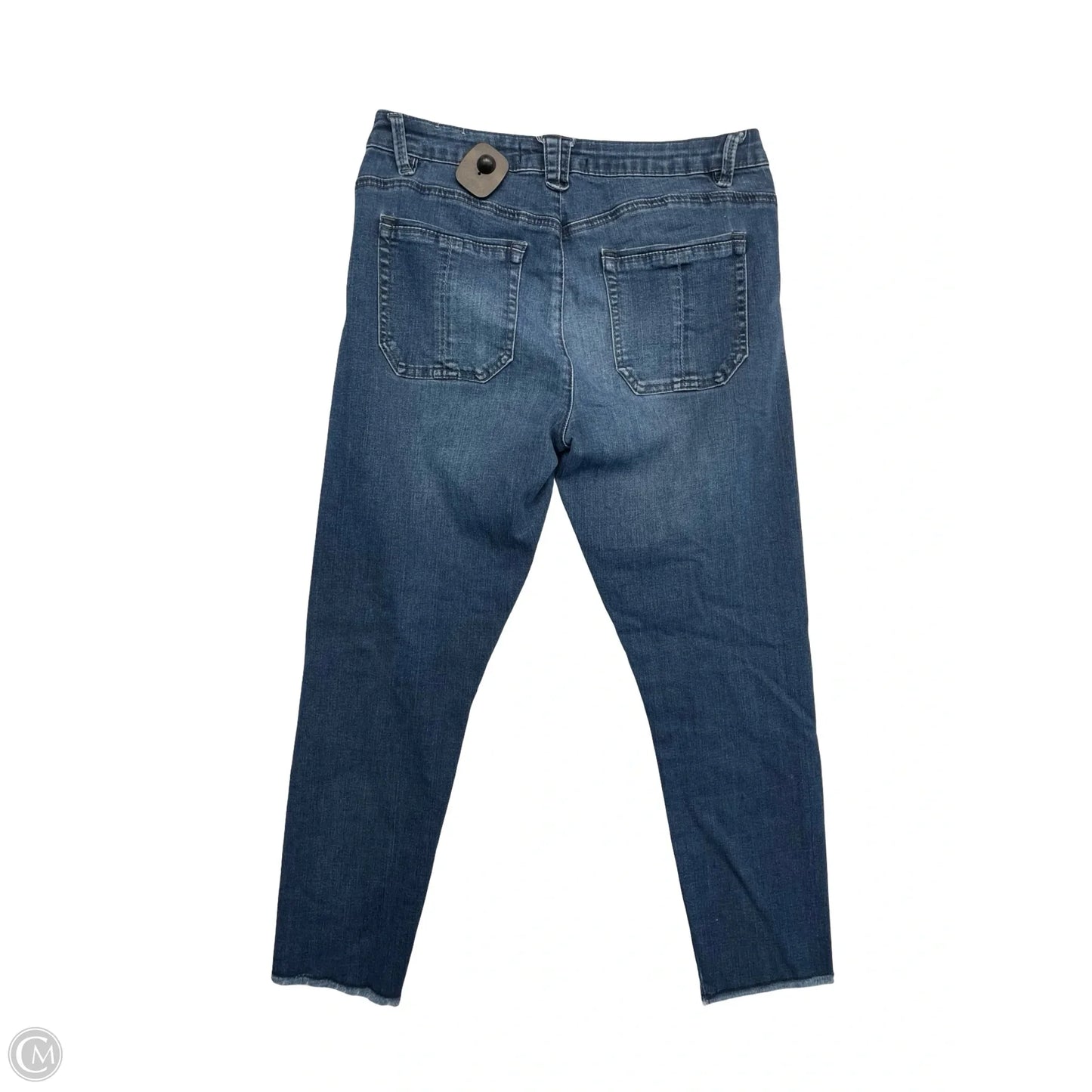 Jeans Straight By Wit & Wisdom In Blue Denim, Size: 8p