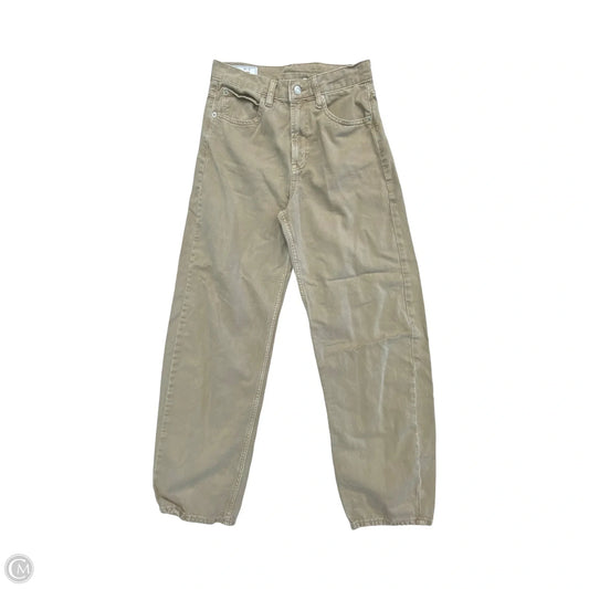 Jeans Wide Leg By Gap In Brown Denim, Size: 2
