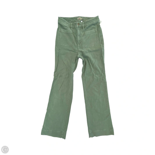 Jeans Wide Leg By Faherty In Green Denim, Size: 2