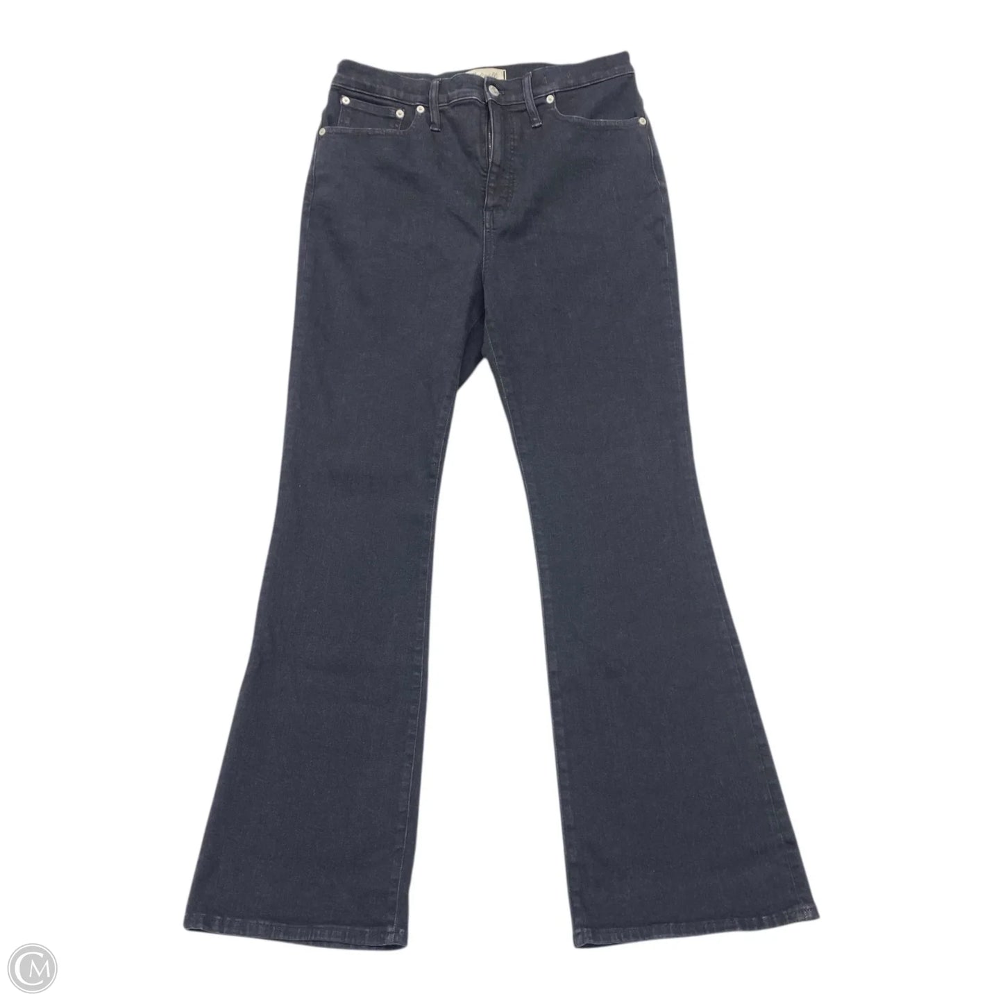 Jeans Skinny Flared By Madewell In Black, Size: 8
