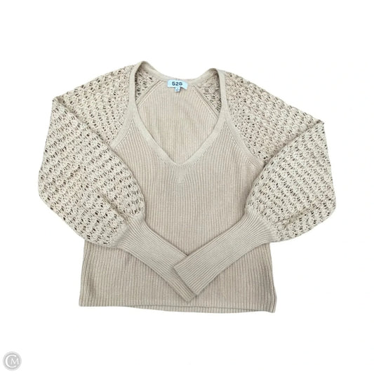 Sweater By 525 In Beige, Size: S