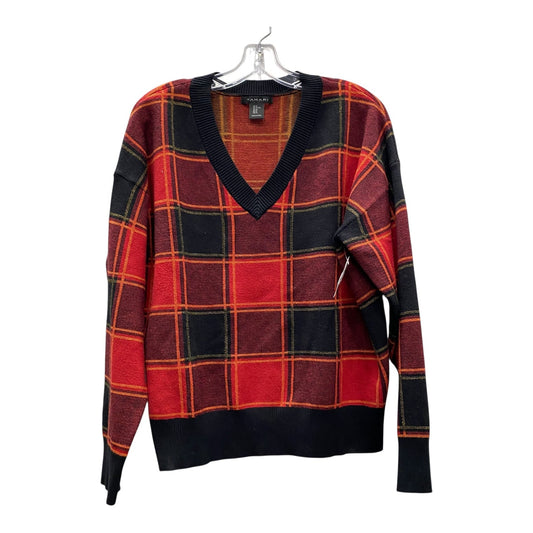 Sweater By Tahari By Arthur Levine In Red, Size:Xl