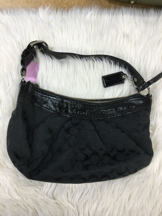 Handbag Designer By Coach In Black, Size:Medium