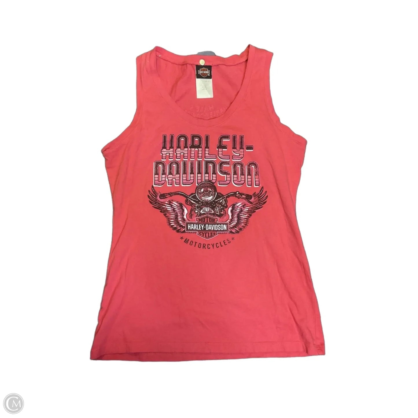 Tank Top By Harley Davidson In Red, Size: M