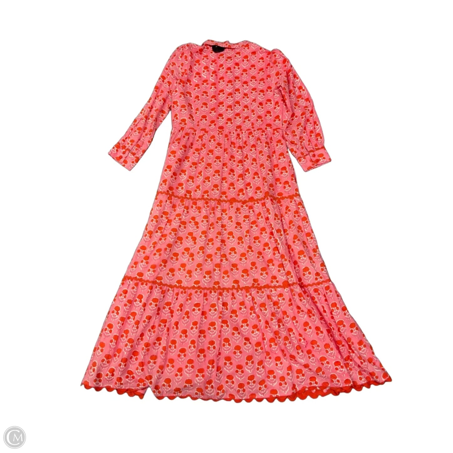 Dress Casual Maxi By Cma In Pink & Red, Size: Xs