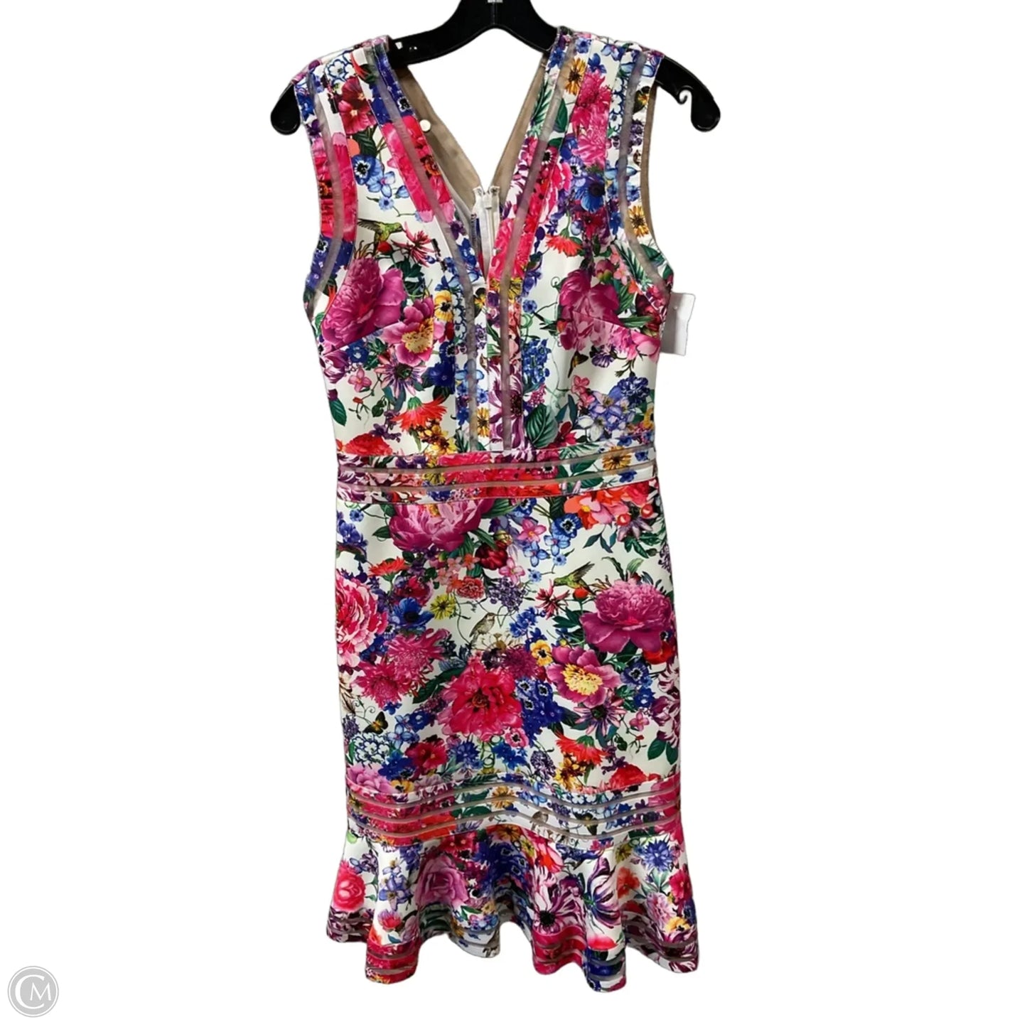 Dress Party Midi By Cma In Floral Print, Size: Xs