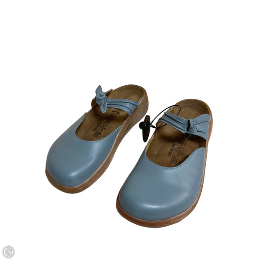 Shoes Flats By Birkenstock In Blue, Size: 11