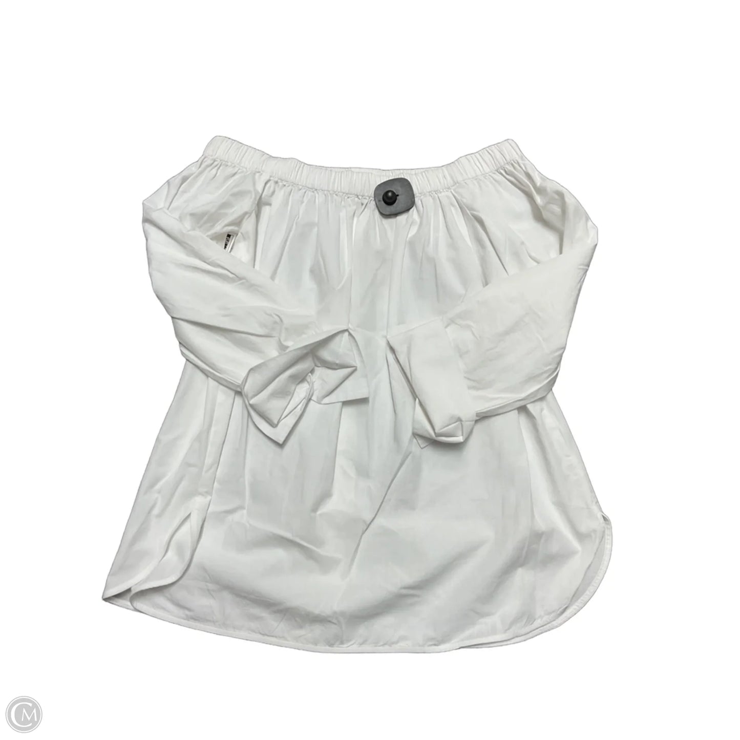 Top Long Sleeve By Zara In White, Size: Xs