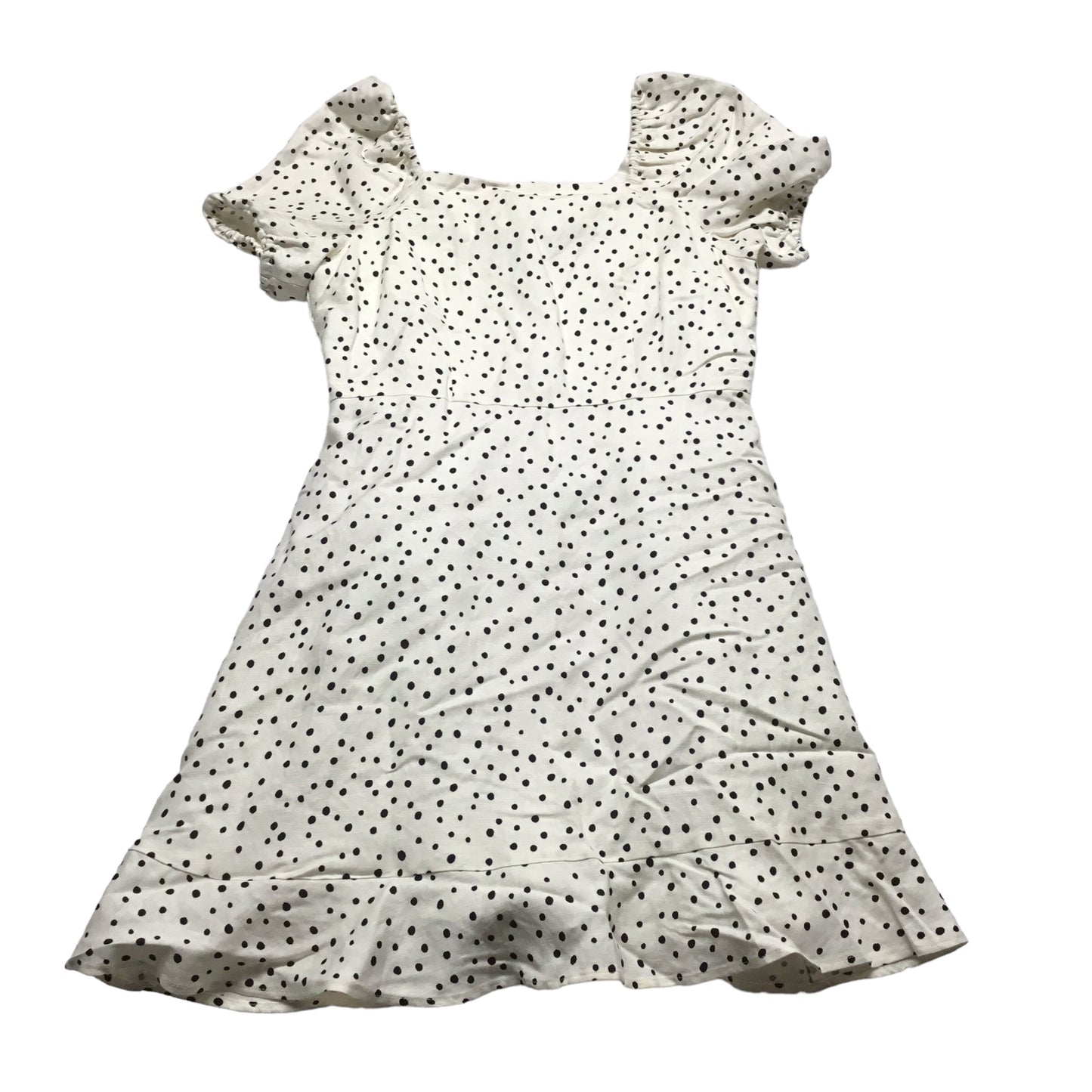 Black & White Dress Casual Short Loft, Size 4