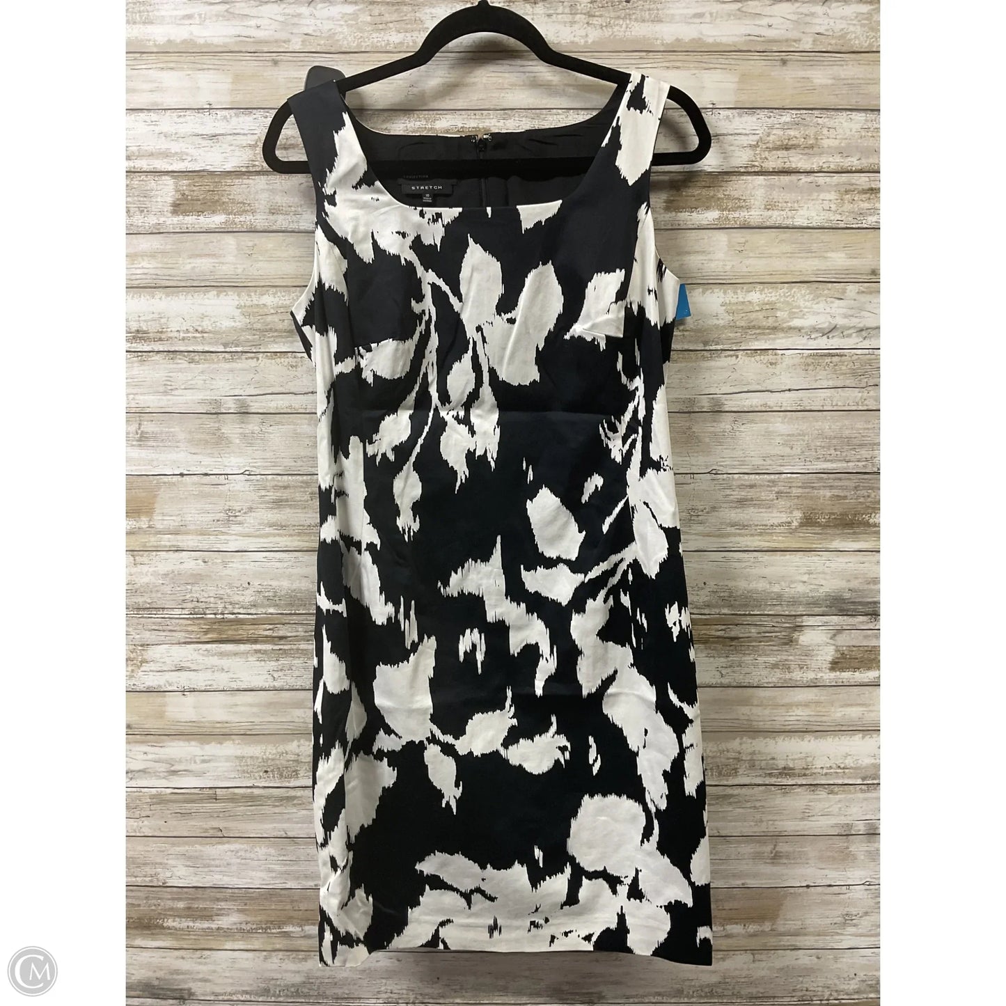 Dress Party Midi By Jones New York In Black & White, Size: 10