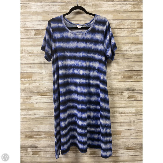 Dress Casual Midi By Lularoe In Purple, Size: Xl