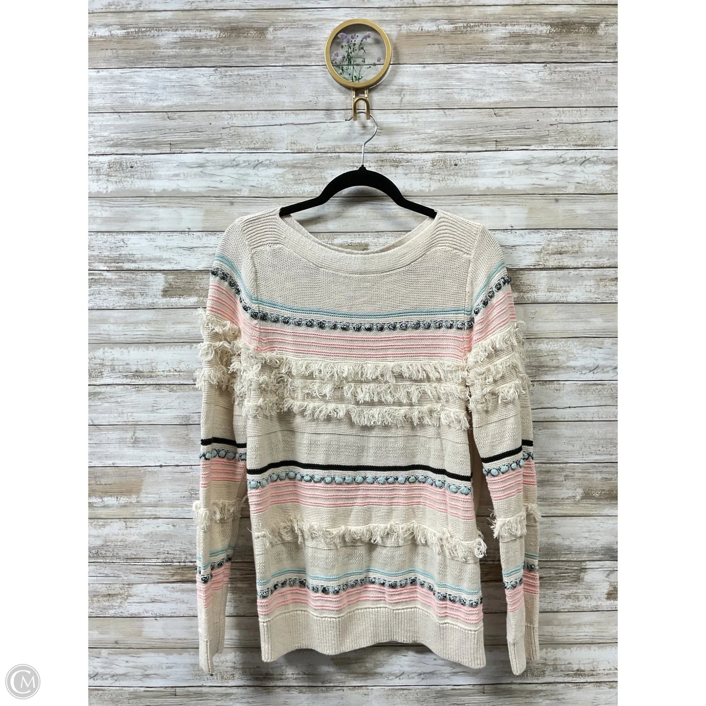 Sweater By Loft In Tan, Size: L