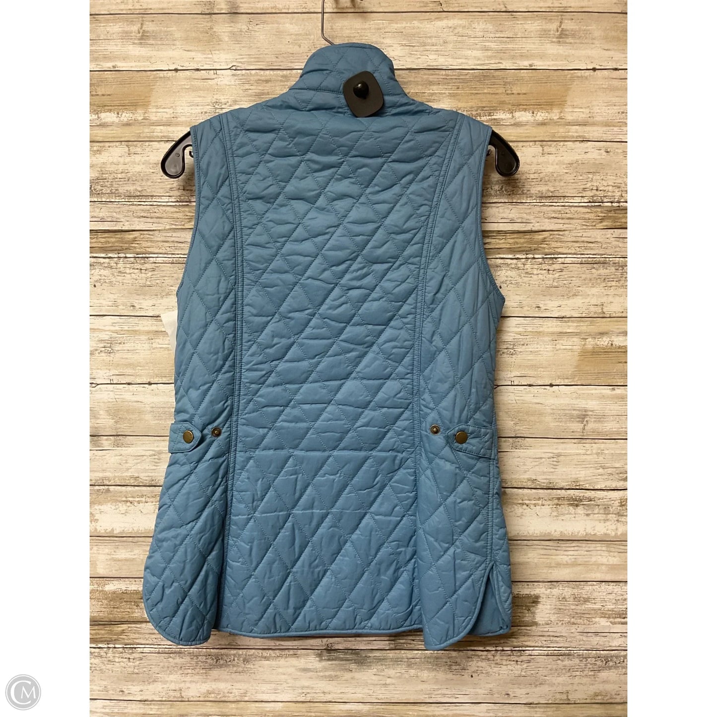 Vest Puffer & Quilted By Barbour In Blue, Size: 6