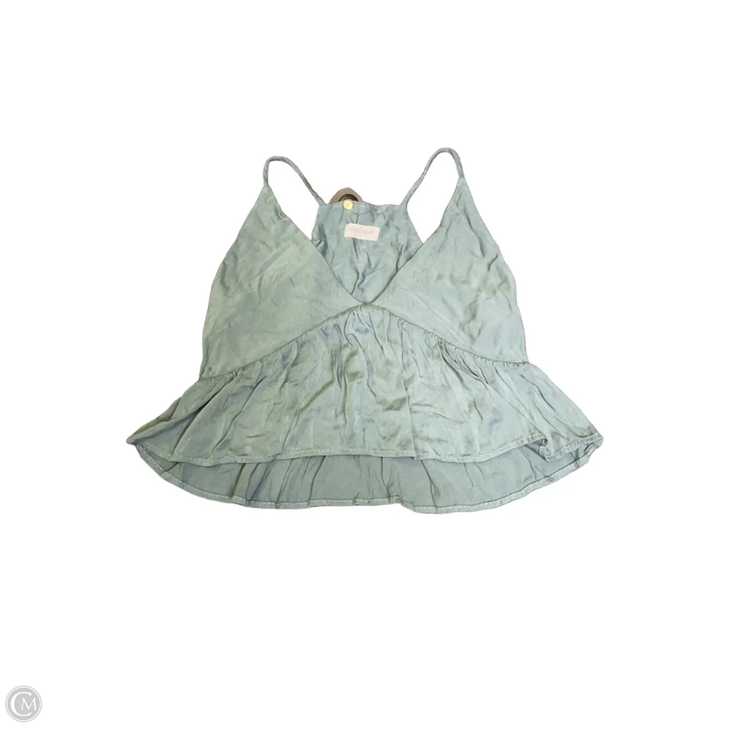 Top Sleeveless By Vestique In Teal, Size: S