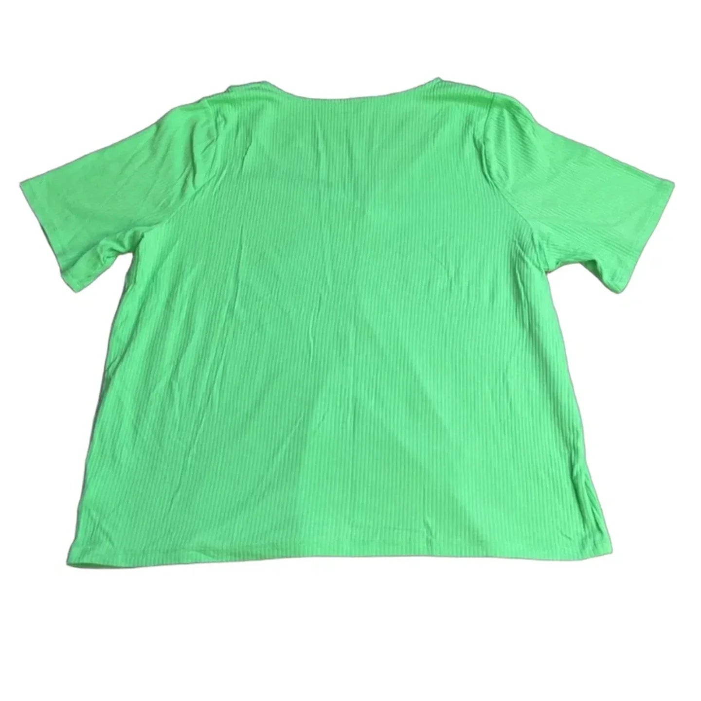 Top Short Sleeve By Talbots In Green, Size: 2x