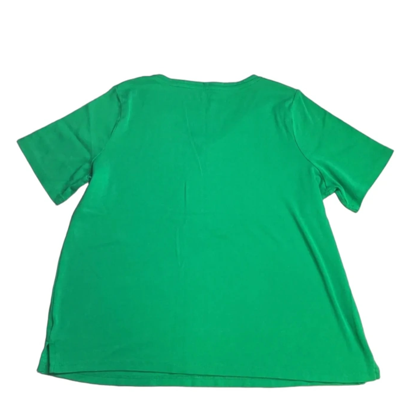 Top Short Sleeve By Talbots In Green, Size: 2x