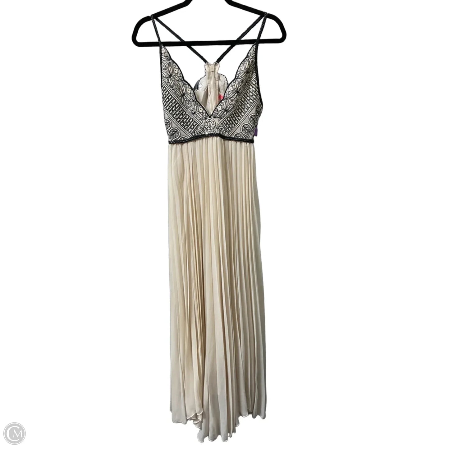 Dress Party Long By Free People In Black & Cream, Size: 2