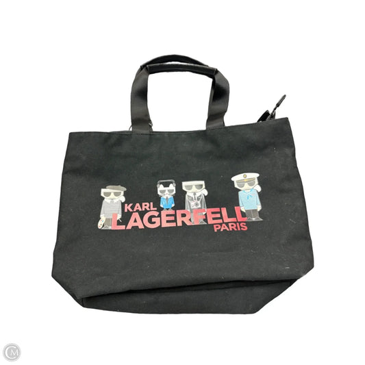 Tote Designer By Karl Lagerfeld, Size: Large