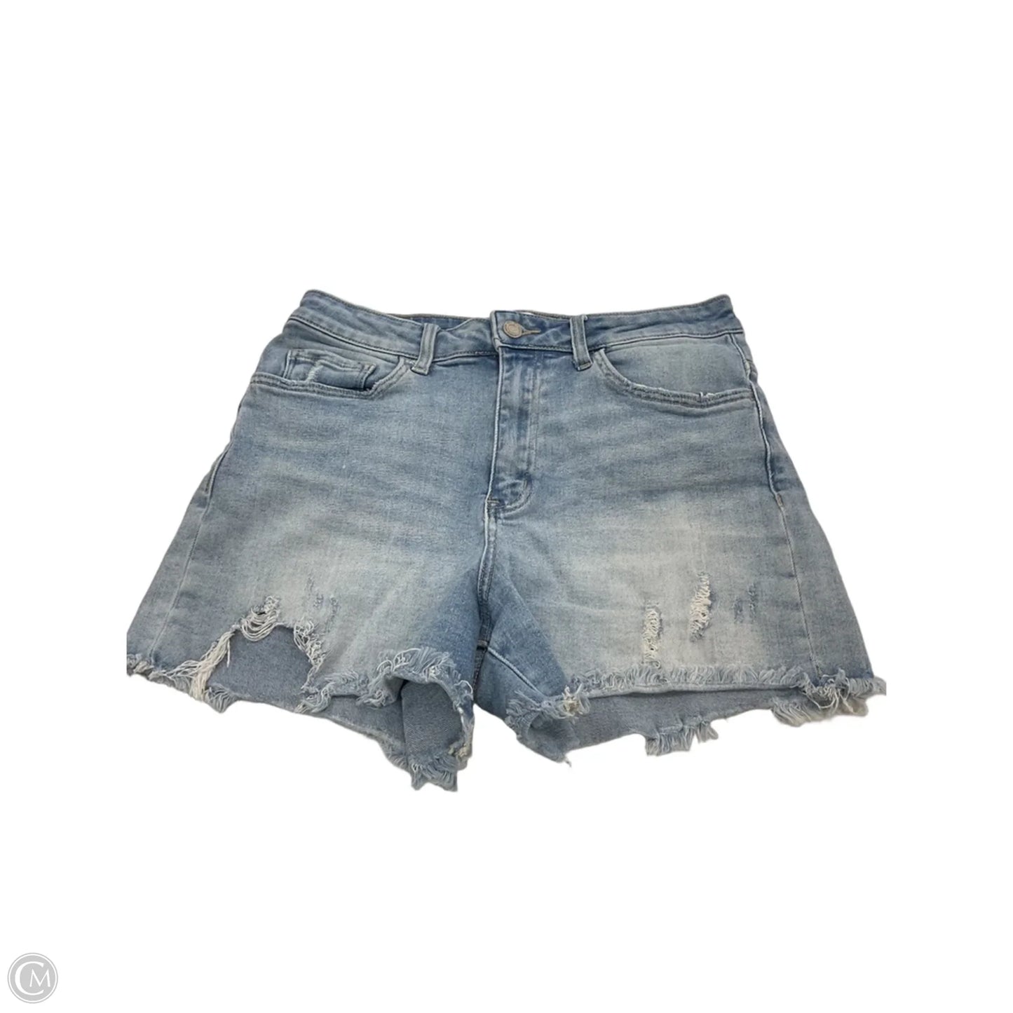 Shorts By Vervet In Blue Denim, Size: L