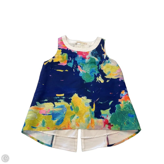 Top Sleeveless By Anthropologie In Multi-colored, Size: 4