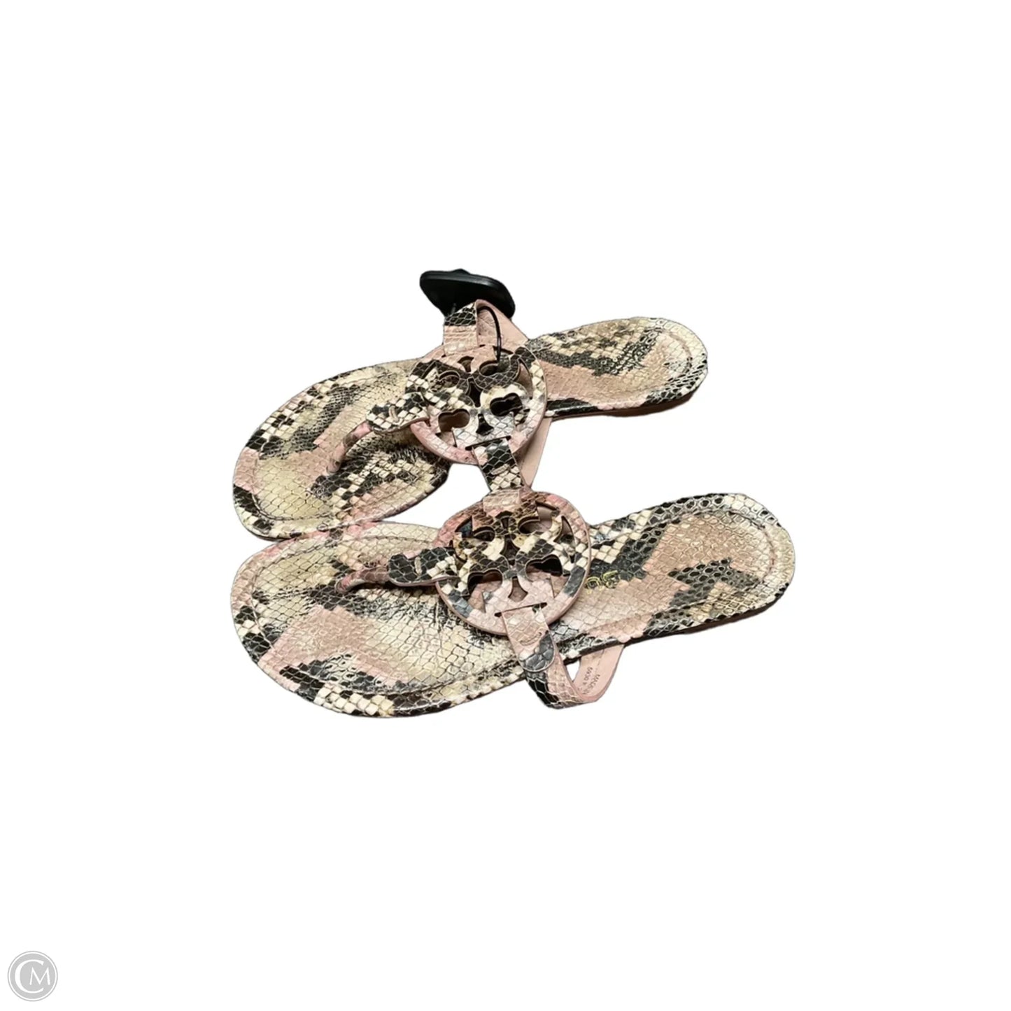 Sandals Designer By Tory Burch In Snakeskin Print, Size: 6.5